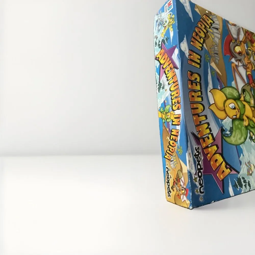 Milton Bradley Neopets Adventures in Neopia Board Game 2003 Vintage Complete